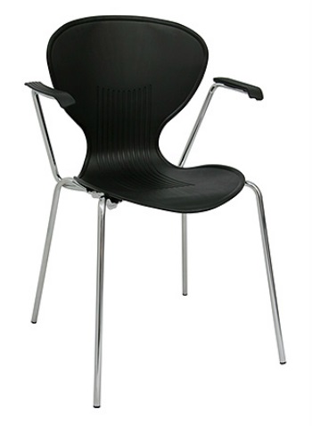 Cadeira Classic Poli Braço, modelo C 1041