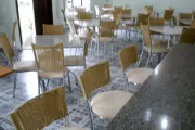 Mesas e cadeiras para salão de festas de condomínio